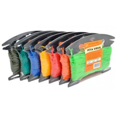 Polypropylene braided rope multicolor 3,0 mm 25 m